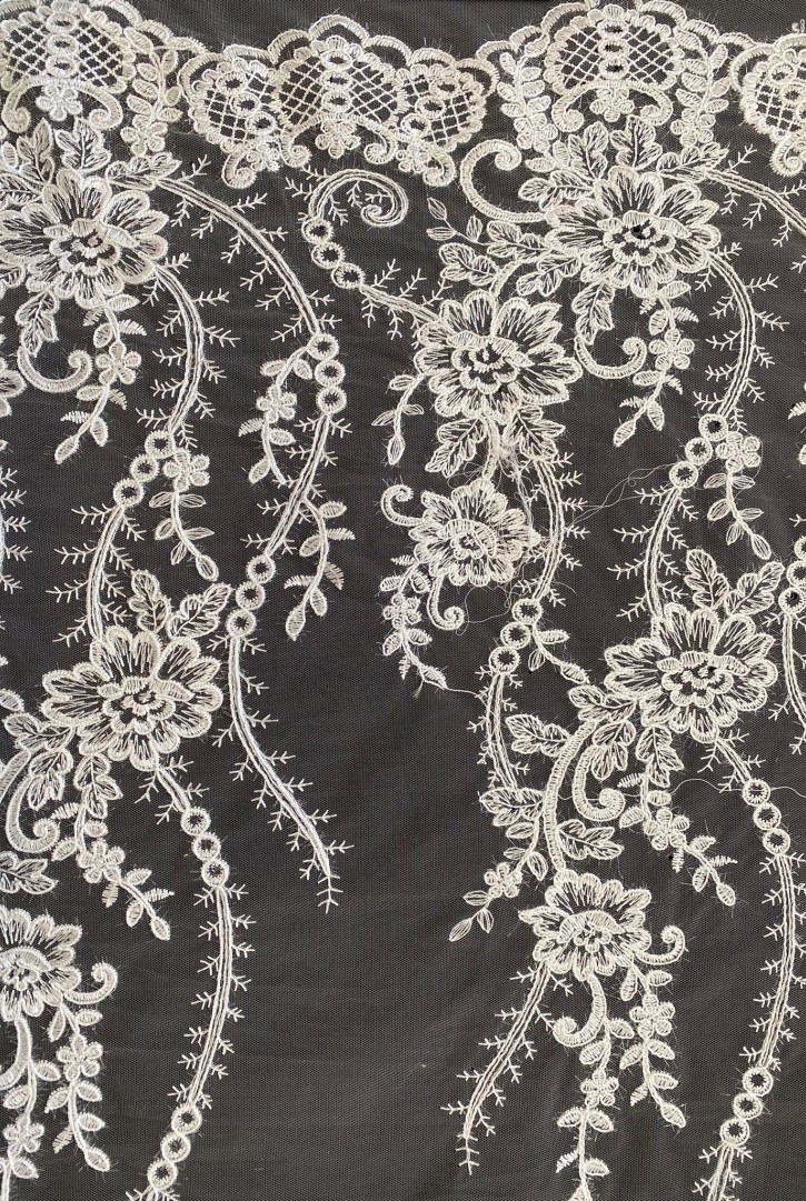 Dantel İthal Lez Polyester Beyaz