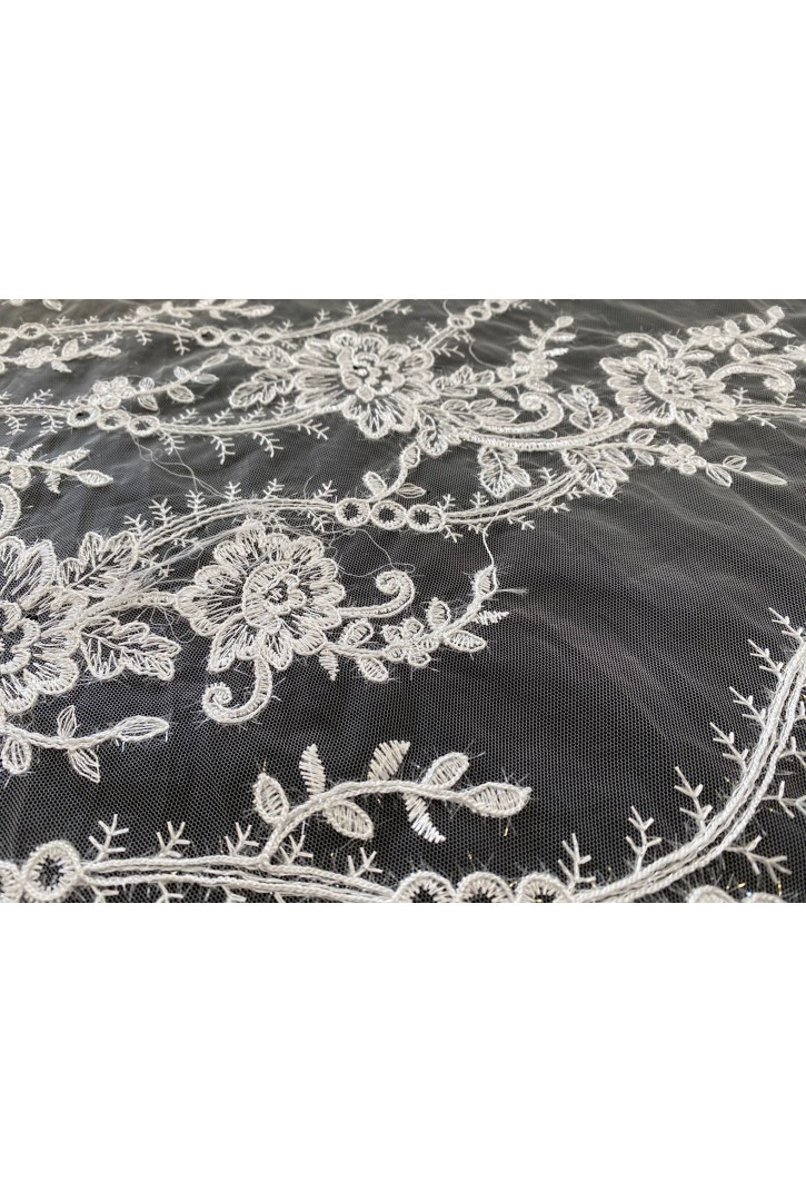 Dantel İthal Lez Polyester Beyaz