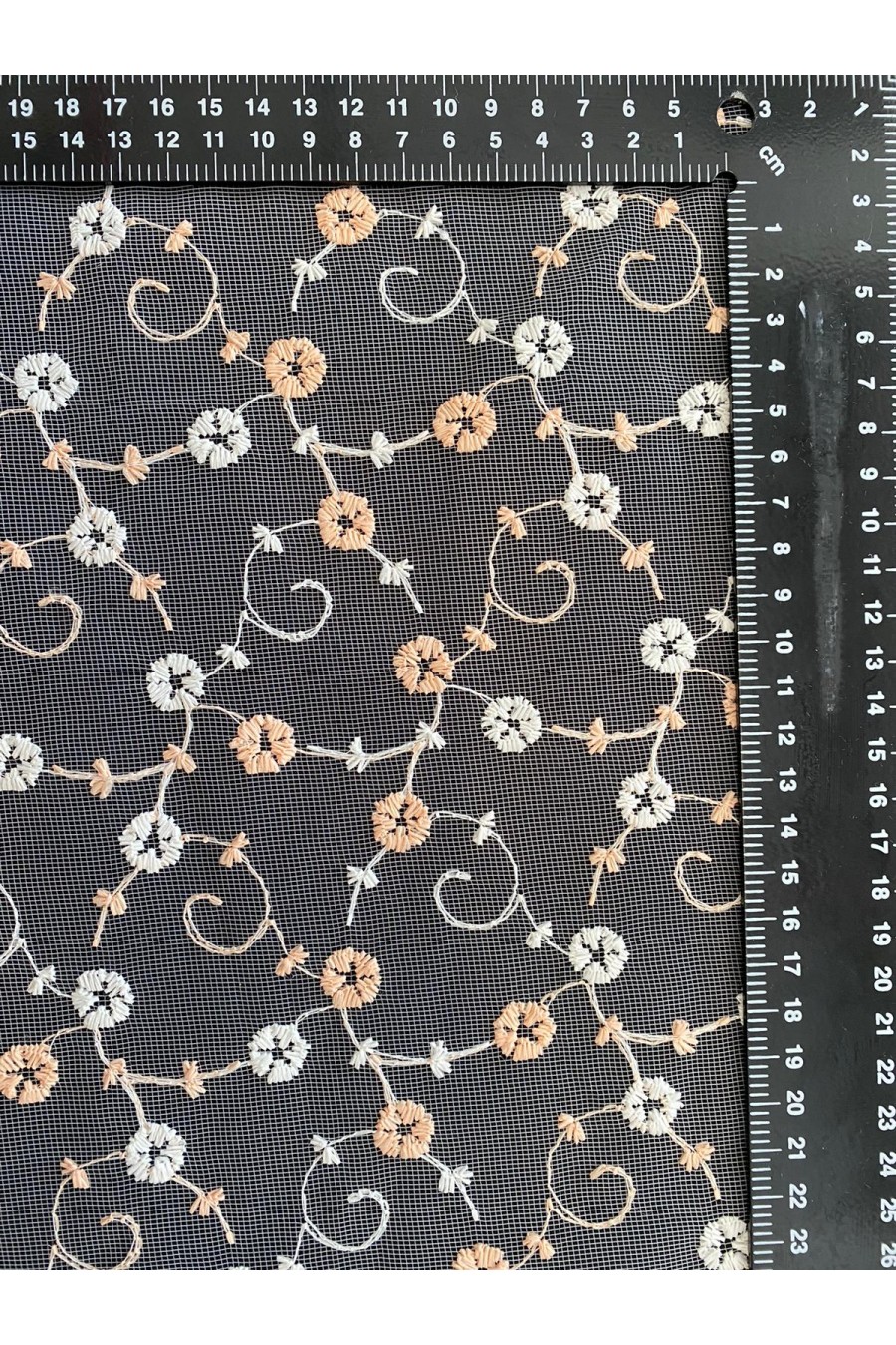 Pudra Renk 135 cm Naylon Tül