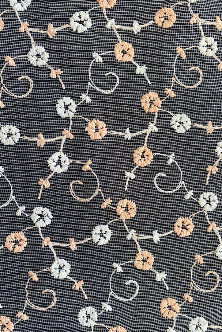 Pudra Renk 135 cm Naylon Tül