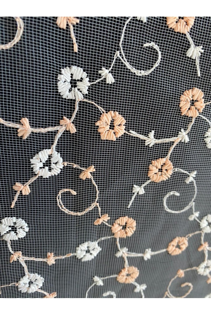 Pudra Renk 135 cm Naylon Tül