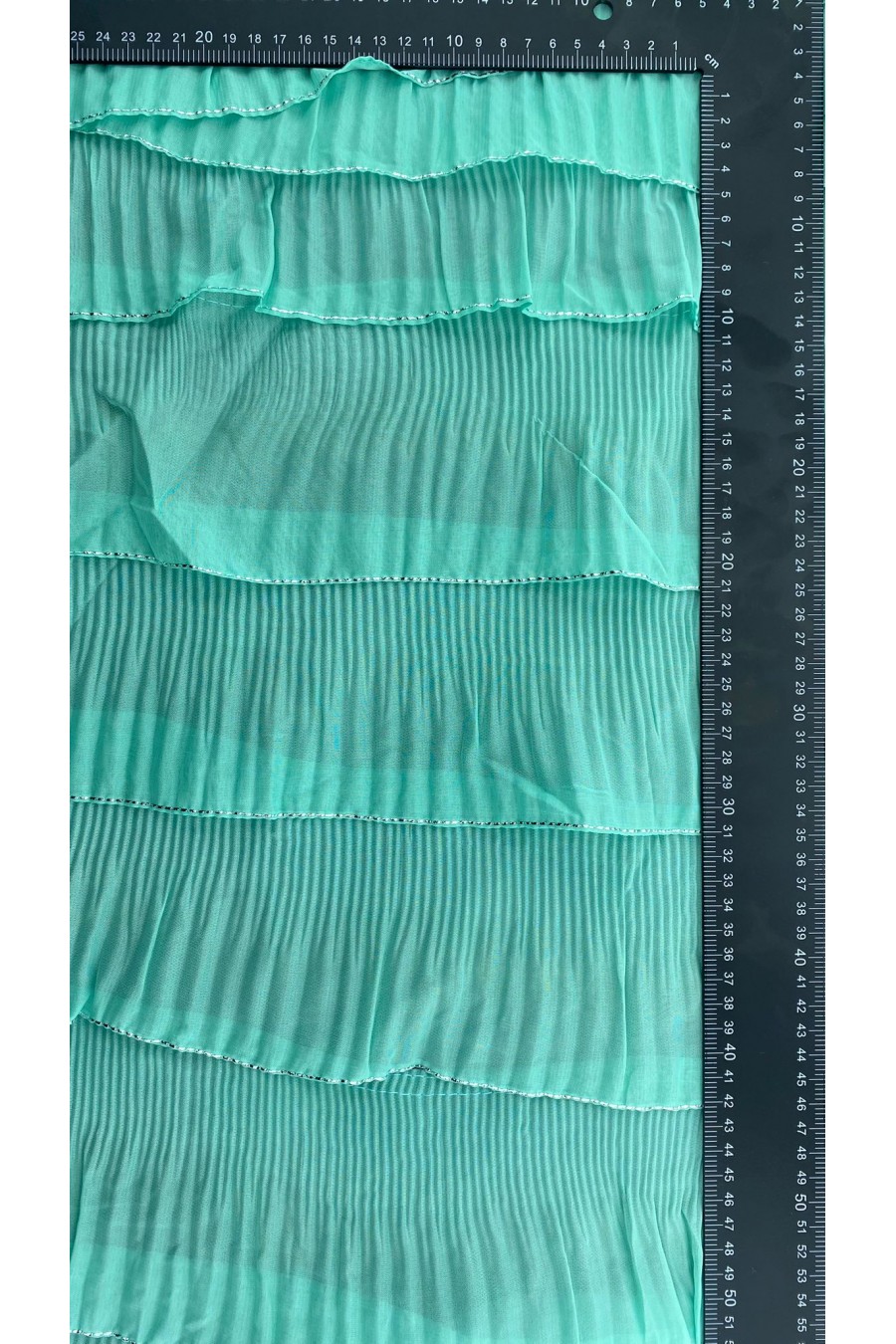 Mint Fırfırlı Naylon Tül