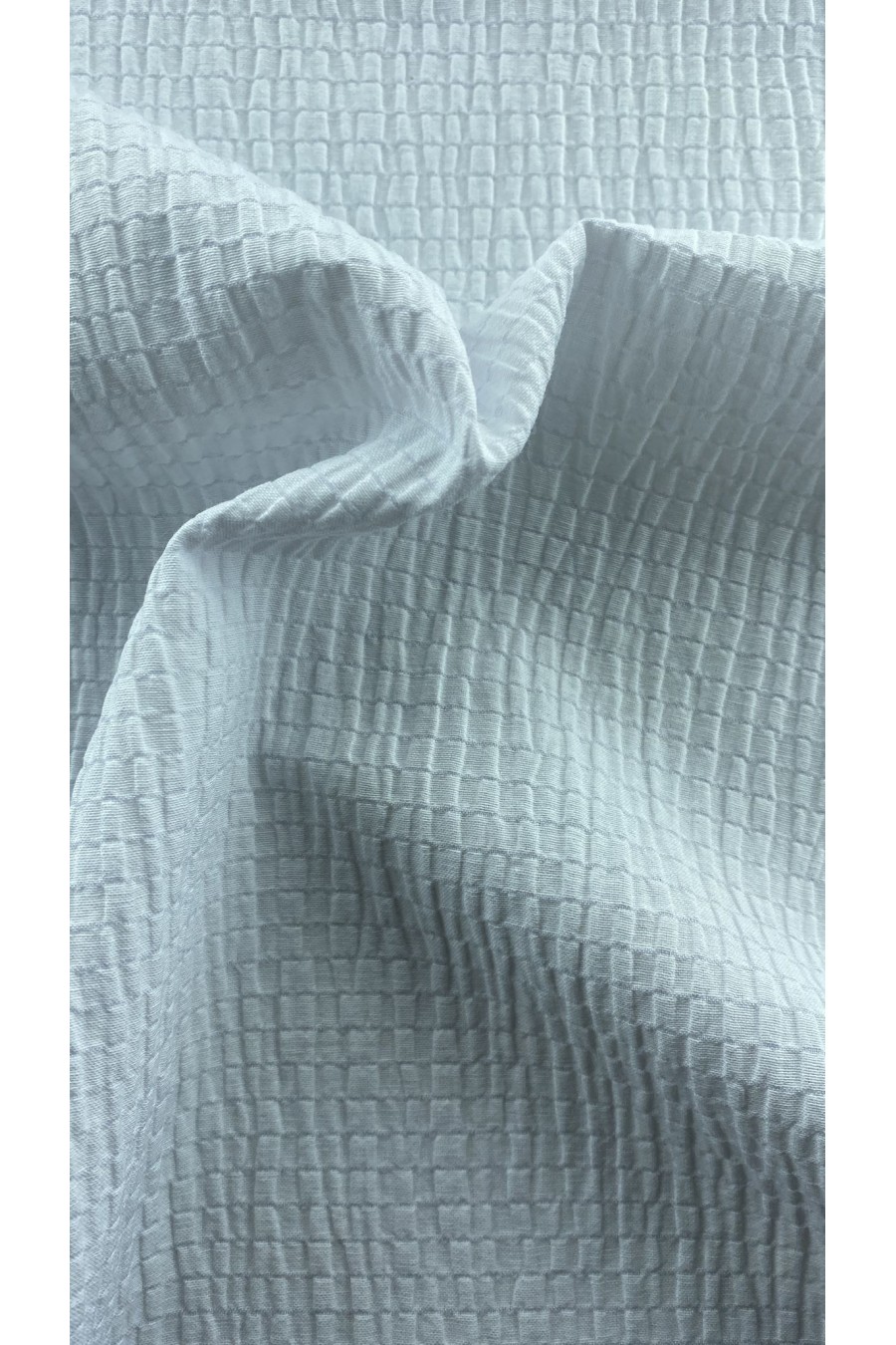 22462 KUMAŞ/YERLİ/LEZ/POLYESTER/PAMUK/BEYAZ/135 CM