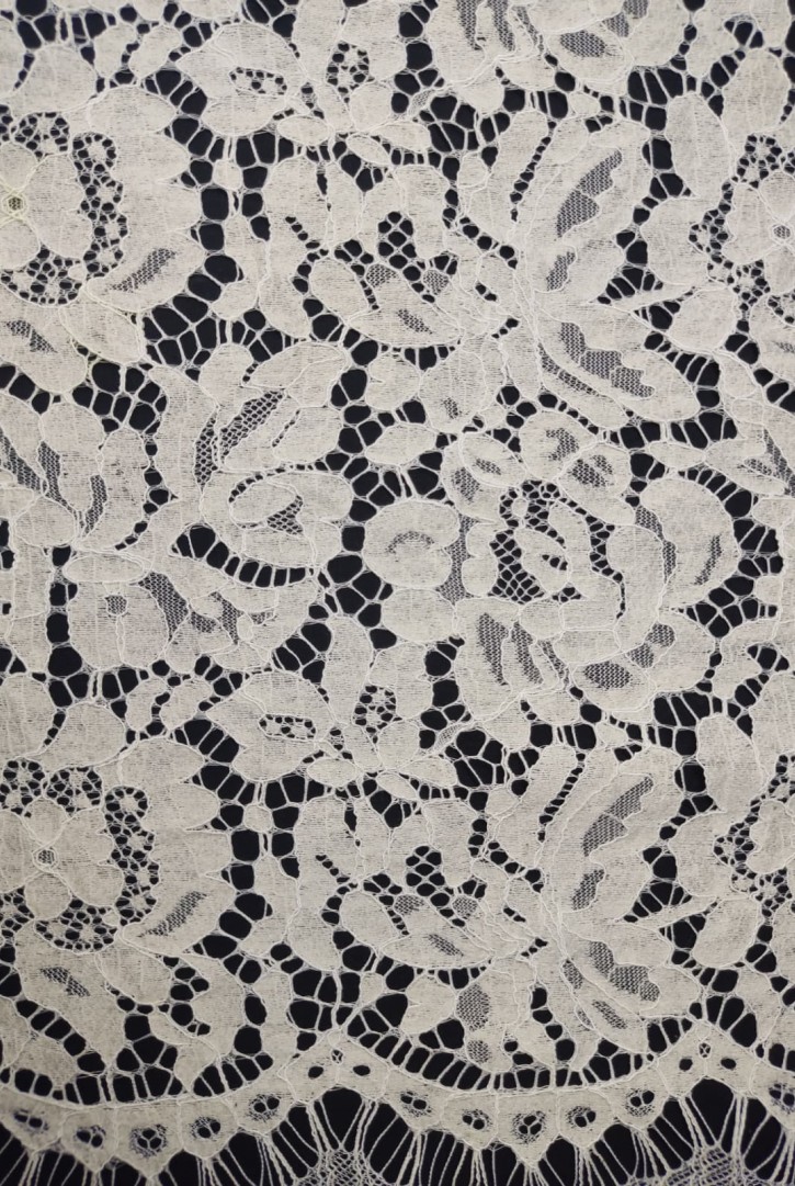 5677 DANTEL/YERLİ/LEZ/PAMUK/POLYESTER/KORDLU/LİKRASIZ/FİKSE/150 CM