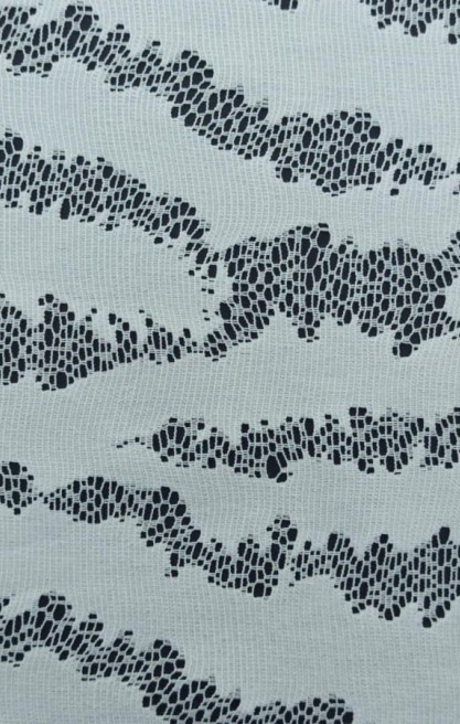 Fikse Edilmiş Mikro Polyester Yerli Dantel