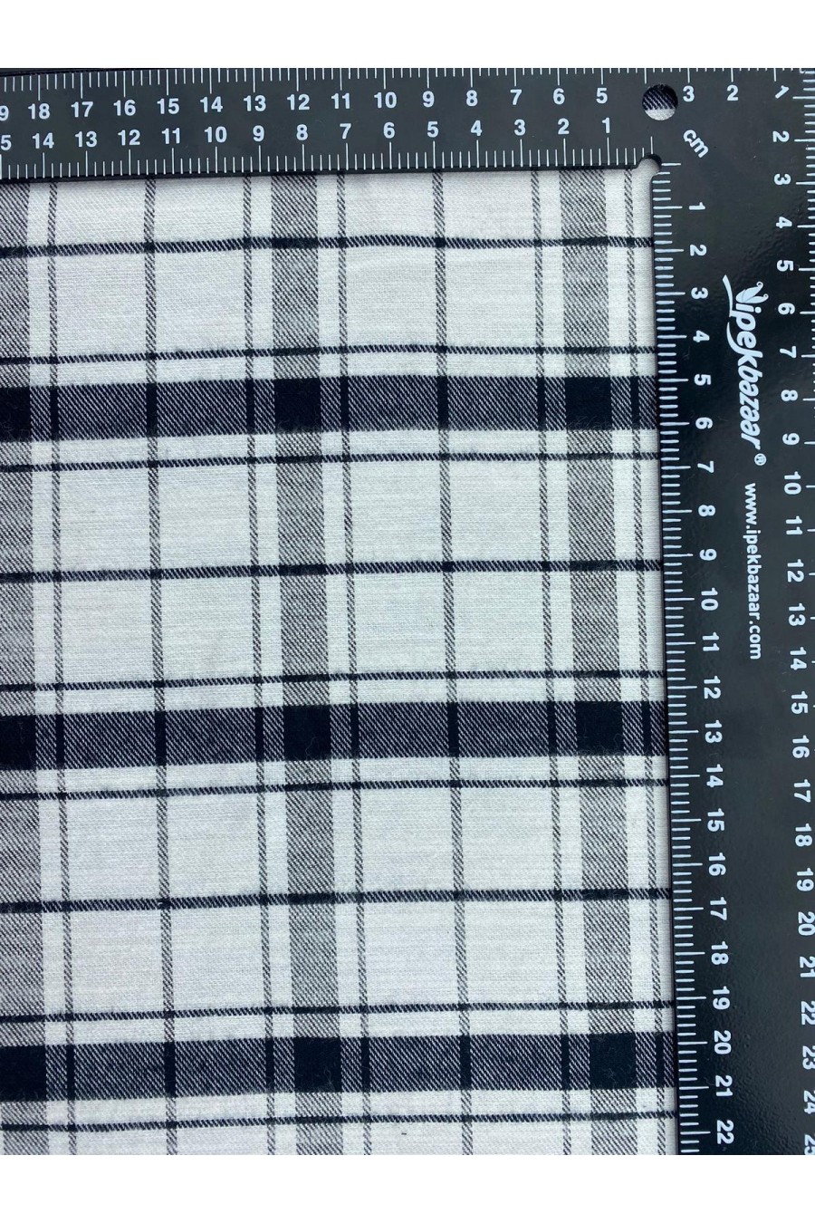 20839 KUMAŞ/YERLİ/LEZ/PAMUK POLYESTER/SİYAH-BEYAZ/150 CM