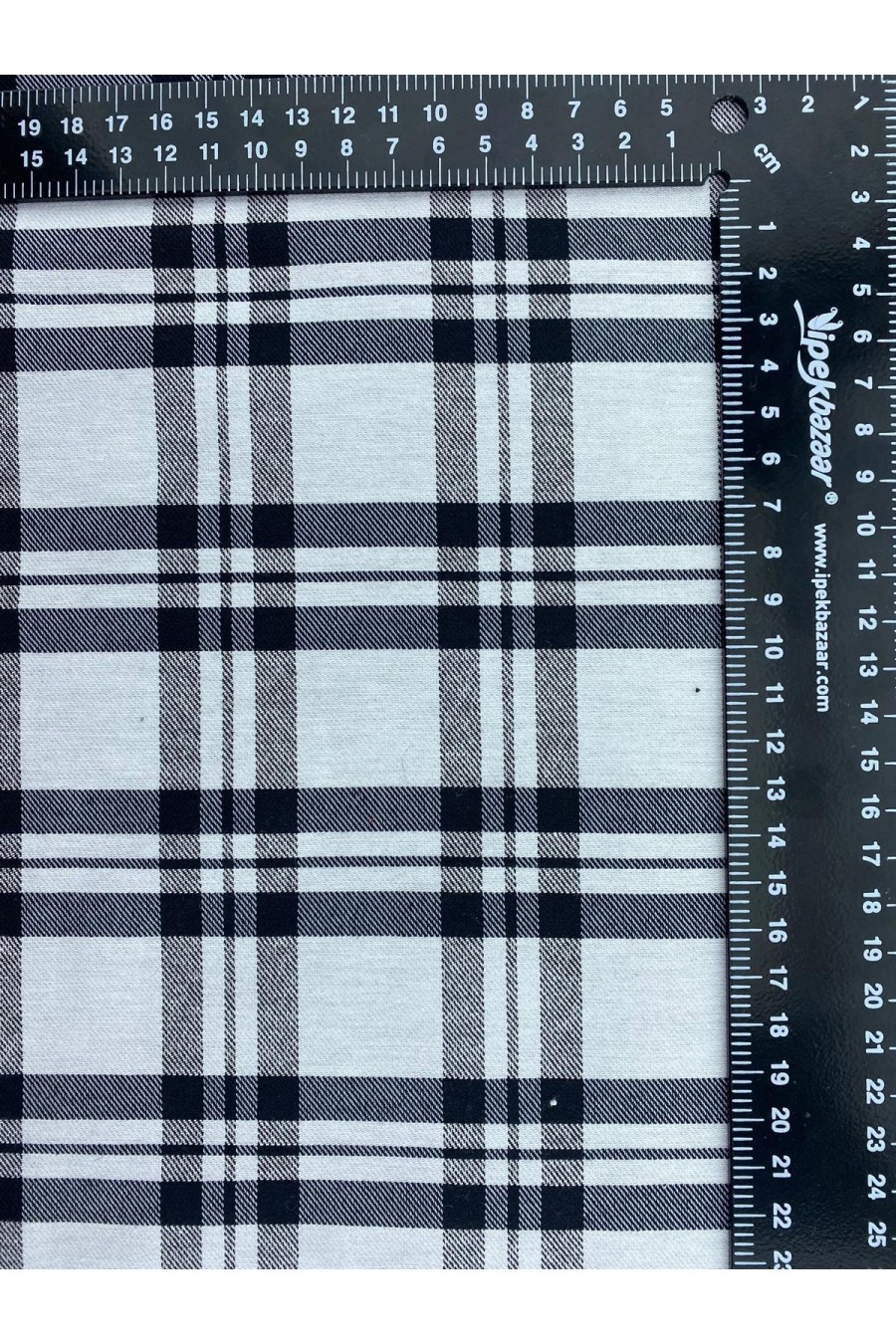 20840 KUMAŞ/YERLİ/LEZ/PAMUK POLYESTER/SİYAH-BEYAZ/150 CM