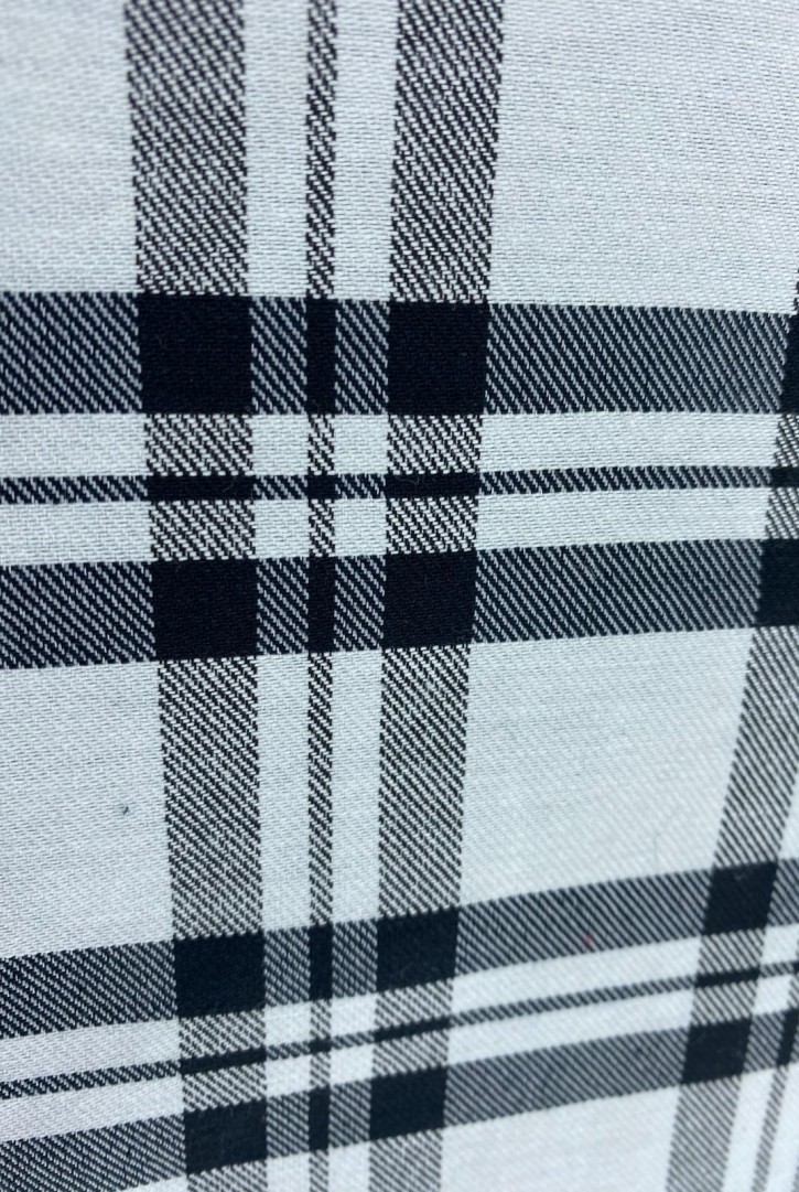 20840 KUMAŞ/YERLİ/LEZ/PAMUK POLYESTER/SİYAH-BEYAZ/150 CM