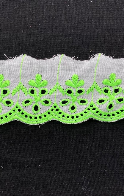 4,5 cm Yeşil Bohrer Brode Bant