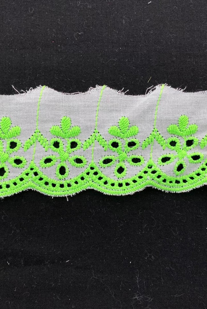 4,5 cm Yeşil Bohrer Brode Bant