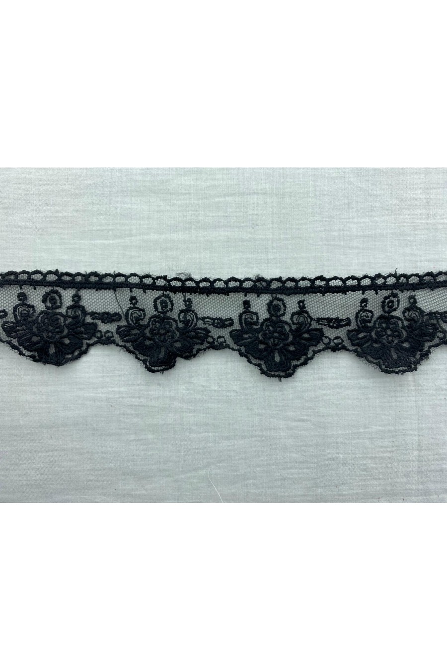 10395-METRE Siyah Fisto Brode Bant