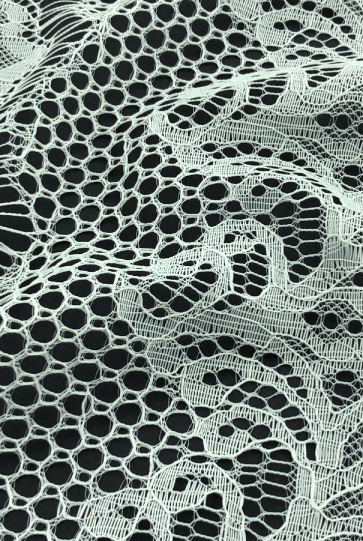 Ham Rijit Polyester Dantel, Yerli