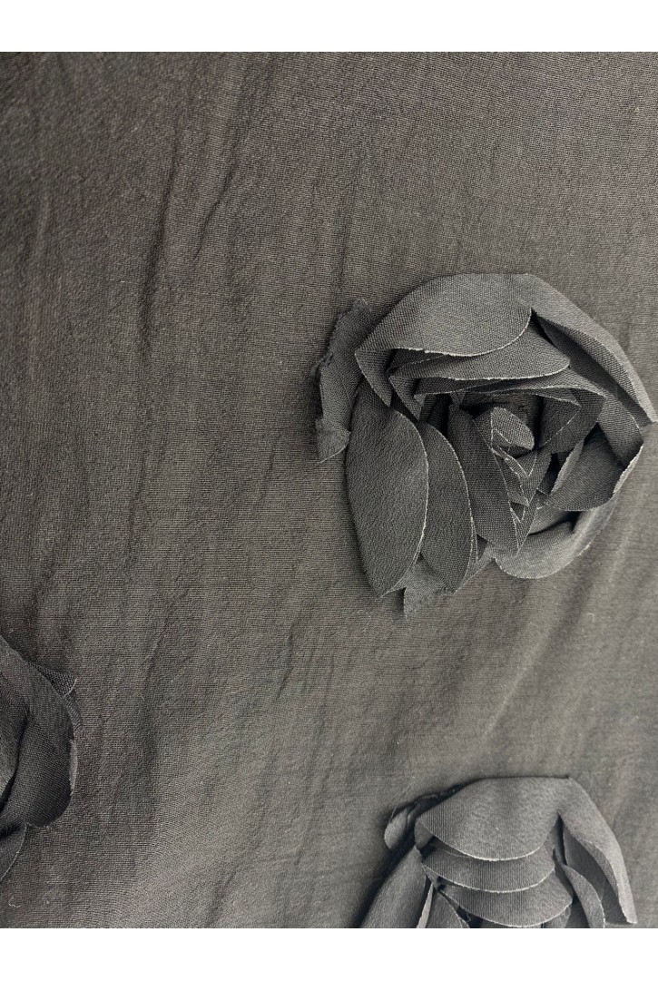 20305 KUMAŞ/İTHAL/LEZ/POLYESTER/SİYAH/150 CM