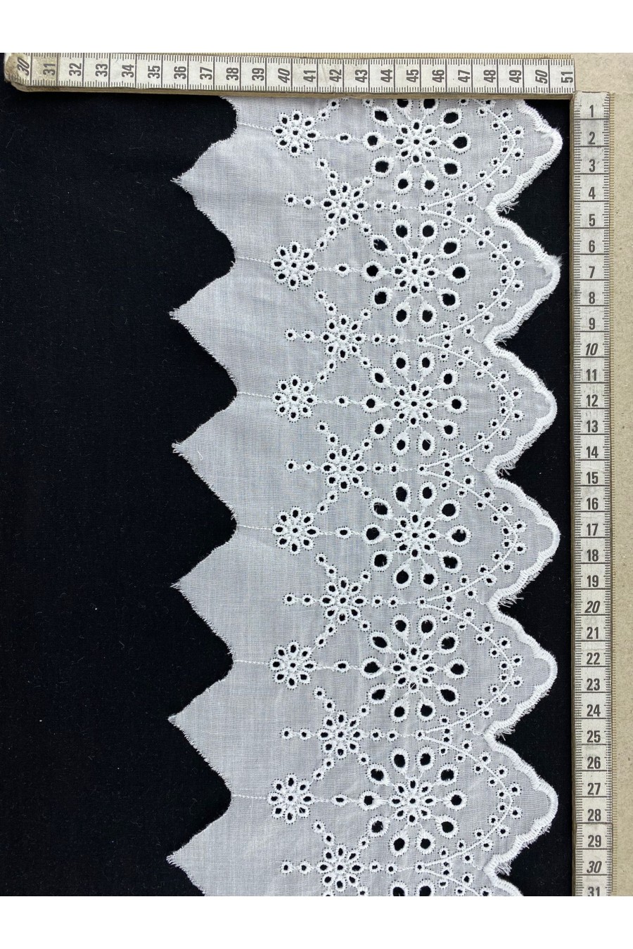 Optik Beyaz Mat Polyester Vual Brode Bant