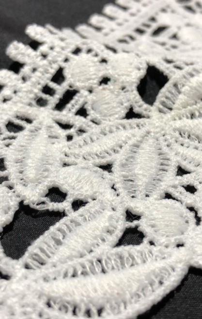 Ham Mat Polyester Güpür Brode Bant