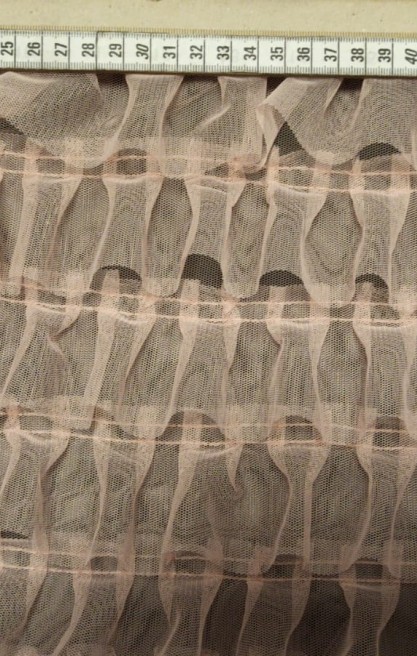 Somon Fırfırlı Tül Üzeri Naylon Dantel - 155 cm