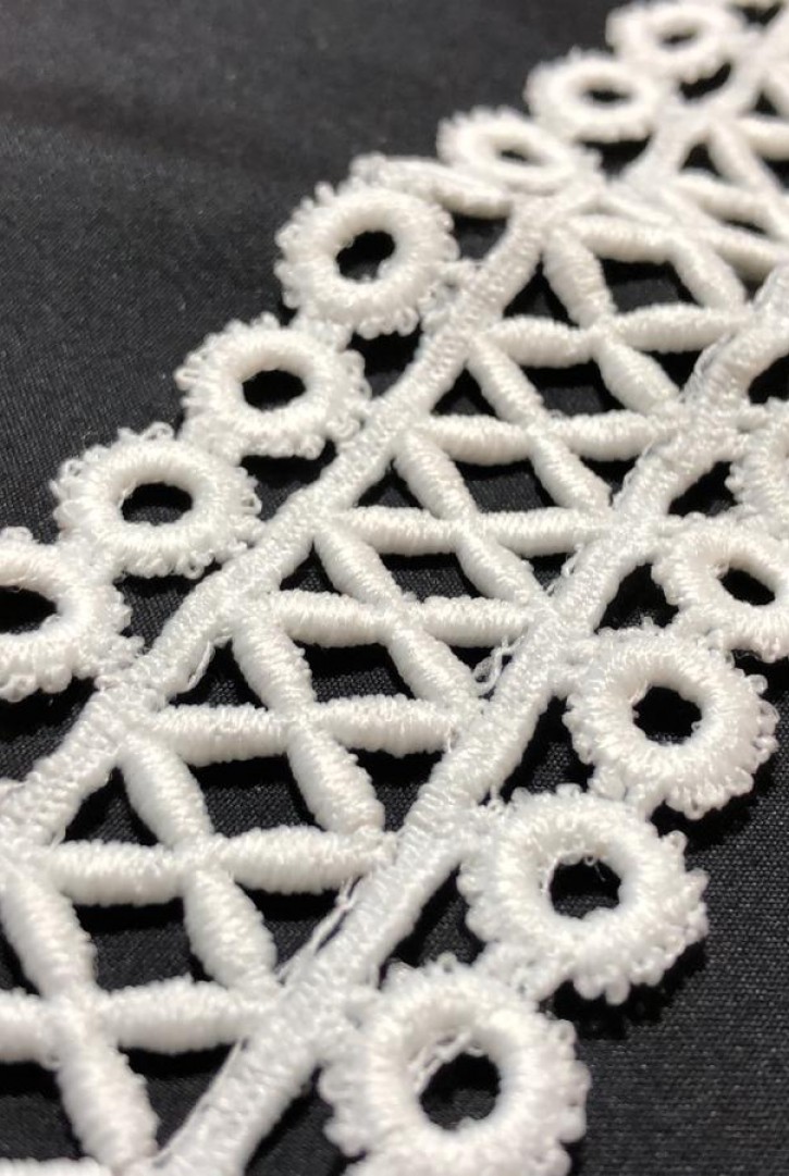 Ham Mat Polyester Güpür Brode Bant