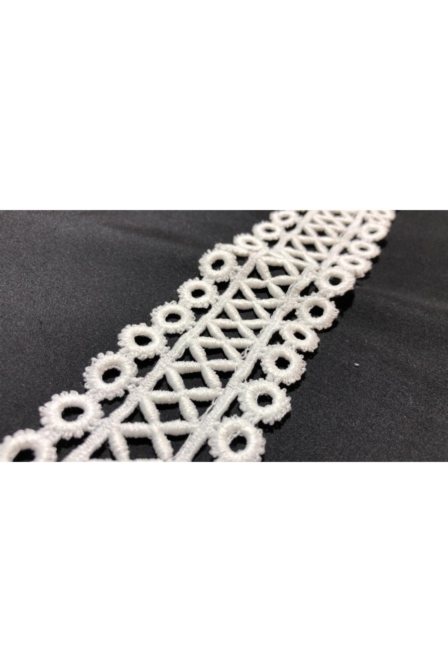 Ham Mat Polyester Güpür Brode Bant