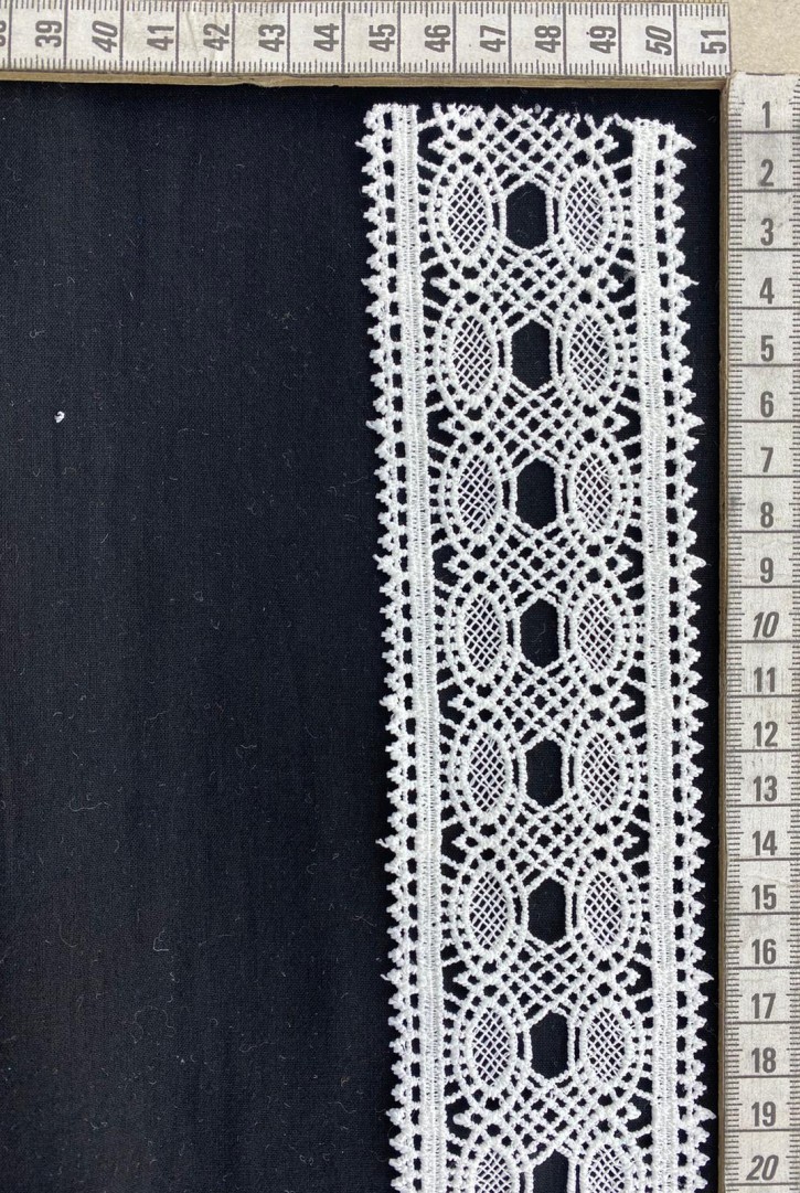 5,5 cm Ham Mat Güpür Bant, Yerli Polyester