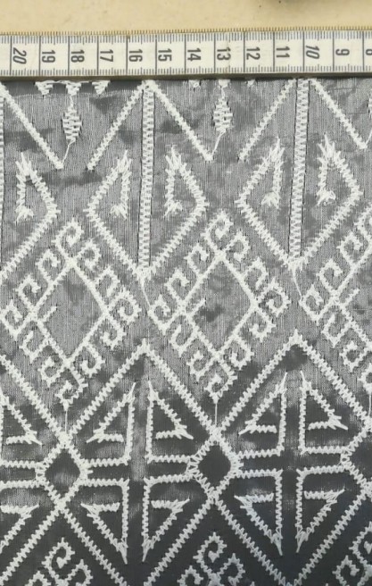 Beyaz Organze Brode Kumaş, 145 cm