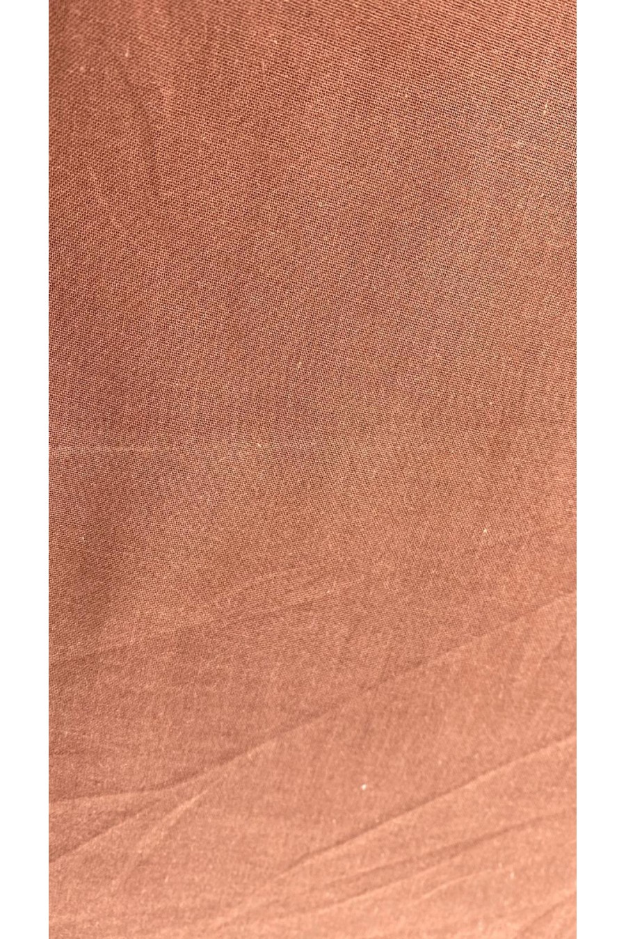 Kahve Renk Pamuk Vual Brode Kumaş