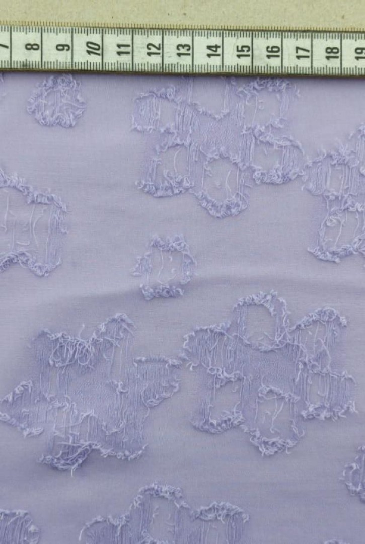 Yerli Lila Şifon Kumaş - Polyester, 145 cm Yerli Lila Şifon Kumaş - Polyester, 145 cm