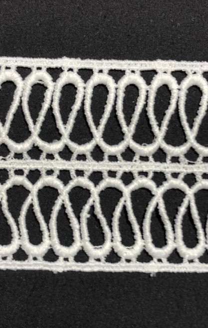 Brode Yerli Bant Güpür Mat Polyester Ham