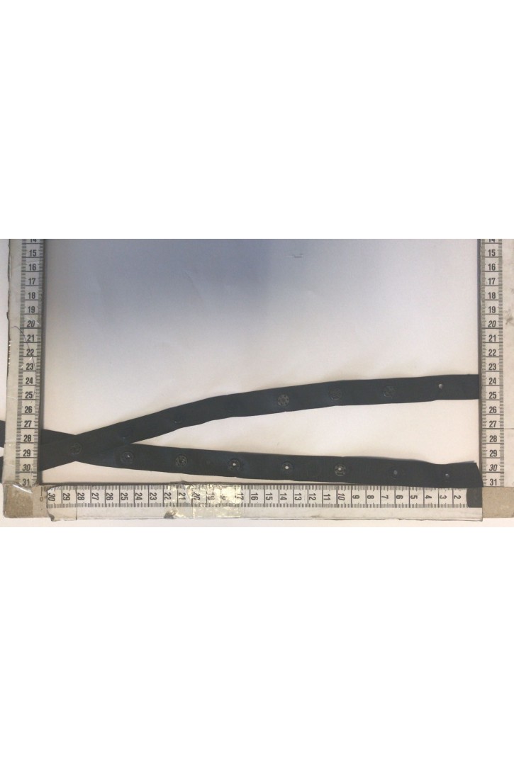 Siyah Çıtçıtlı Plastik Şerit