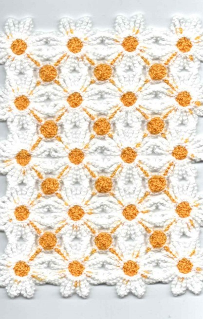 Sarı İpli Tığ İşi Aplik