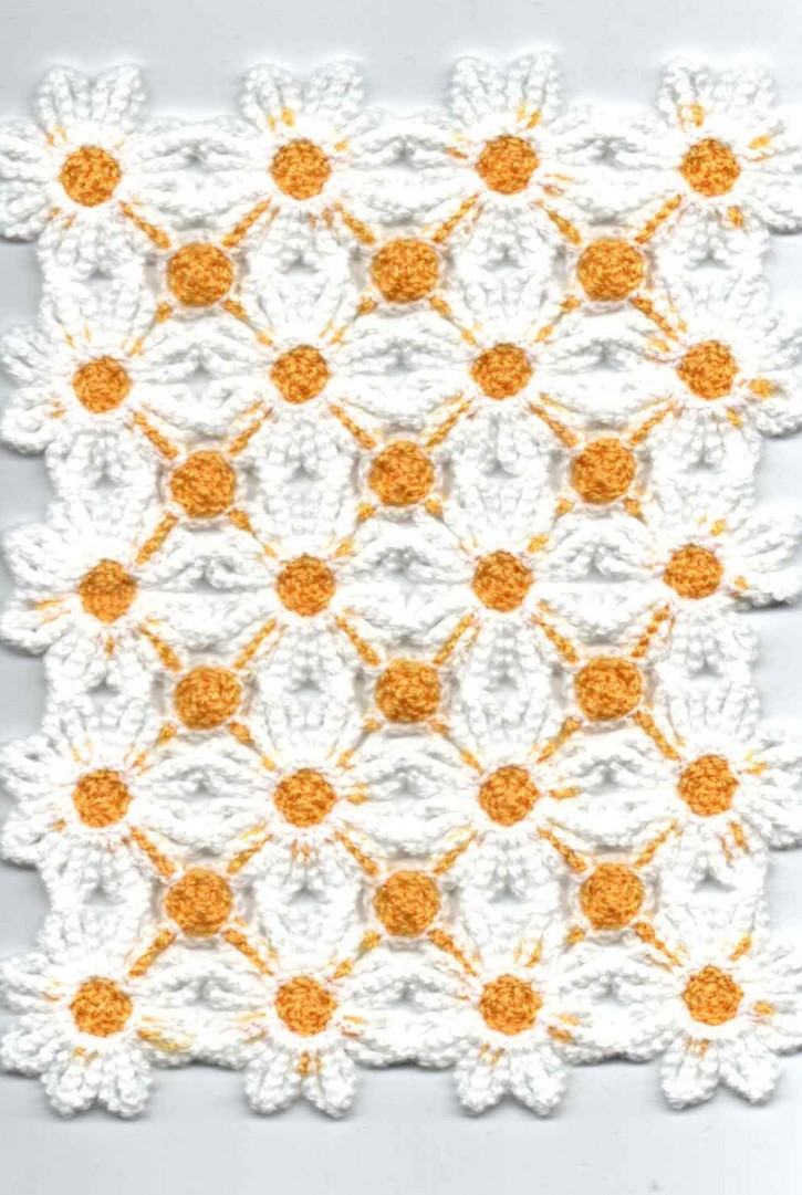 Sarı İpli Tığ İşi Aplik