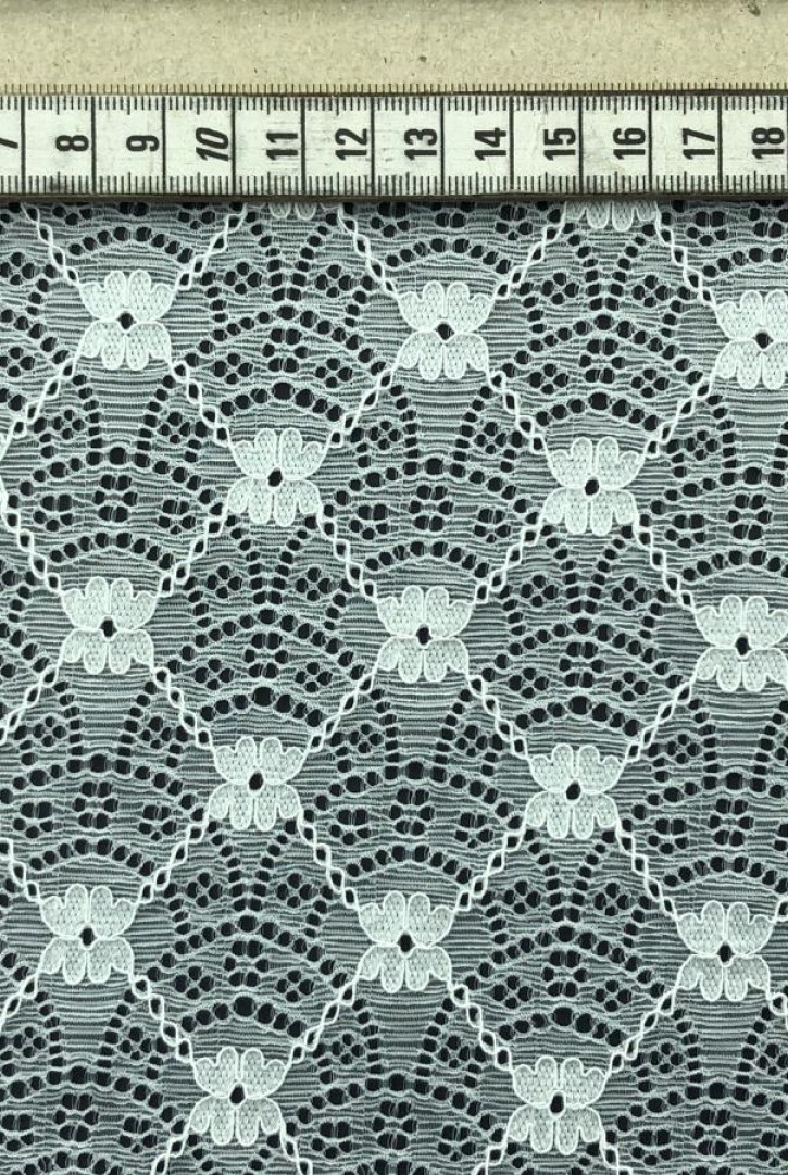 Kordlu Likralı Fikse Naylon Dantel