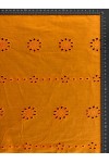 12665-METRE Turuncu Mat Polyester Vual Brode