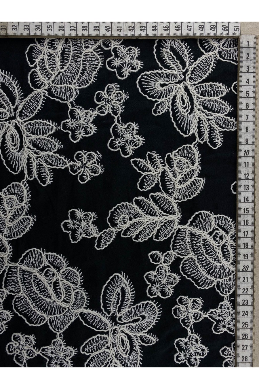 13984-METRE Kordlu Pamuk İplik Vual Brode, Ham