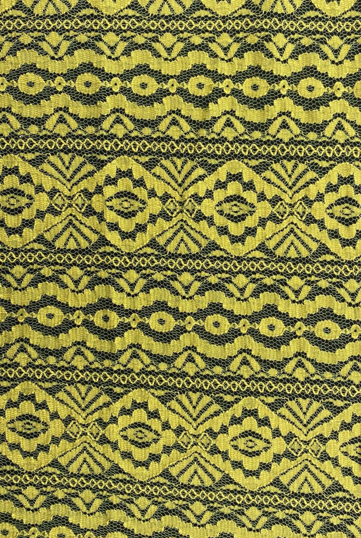 Yeşil Pamuk Brode Kumaş