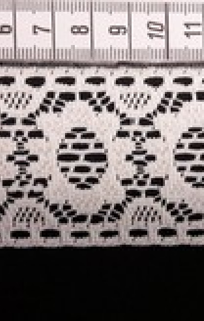 Düz Ham Güpürümsü Polyester Brode Bant