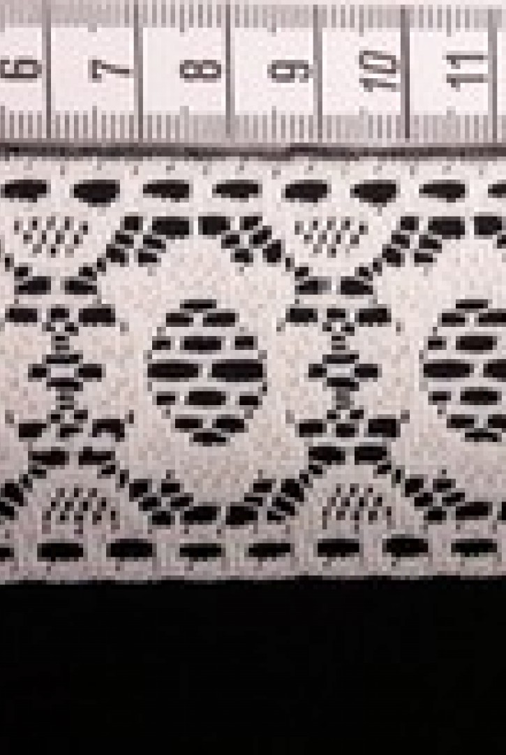 Düz Ham Güpürümsü Polyester Brode Bant