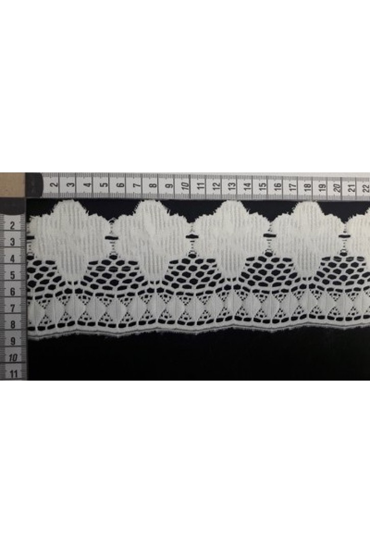 Ham Güpürümsü Yerli Polyester Brode Bant