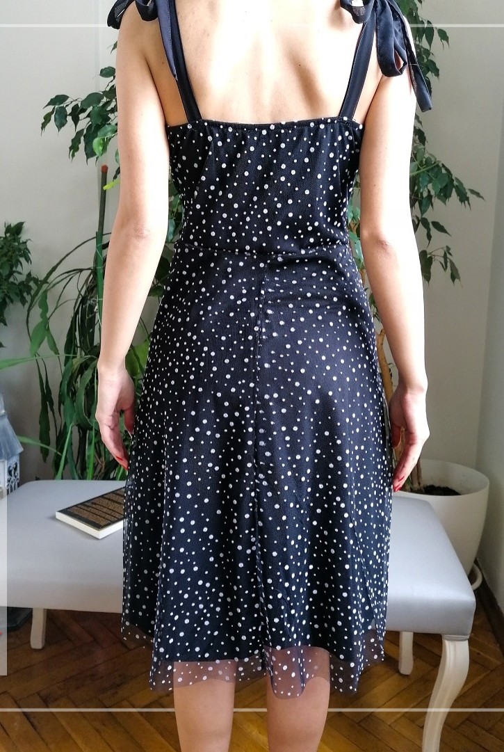 Kadın Fiyonk Askılı Elbise