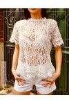9785 Kadın Şık Dantel Bluz