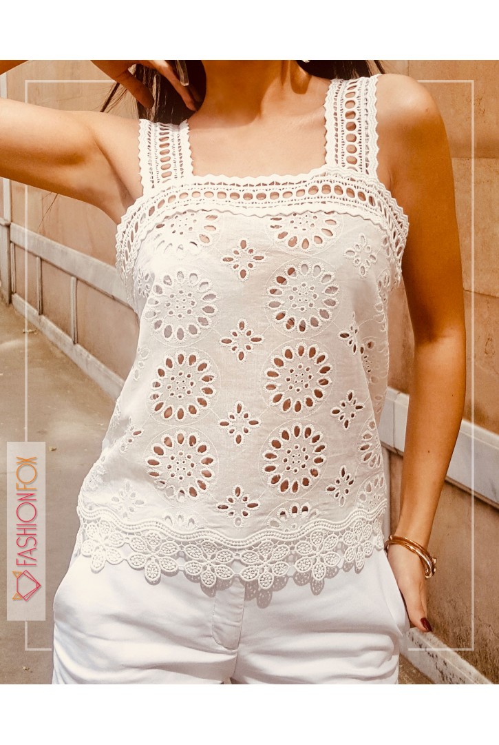 Kadın Şerit Askılı Fisto Bluz