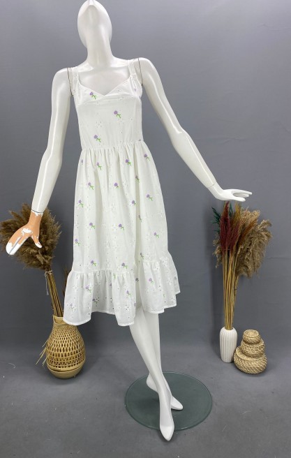 Kadın Kalp Yakalı Elbise