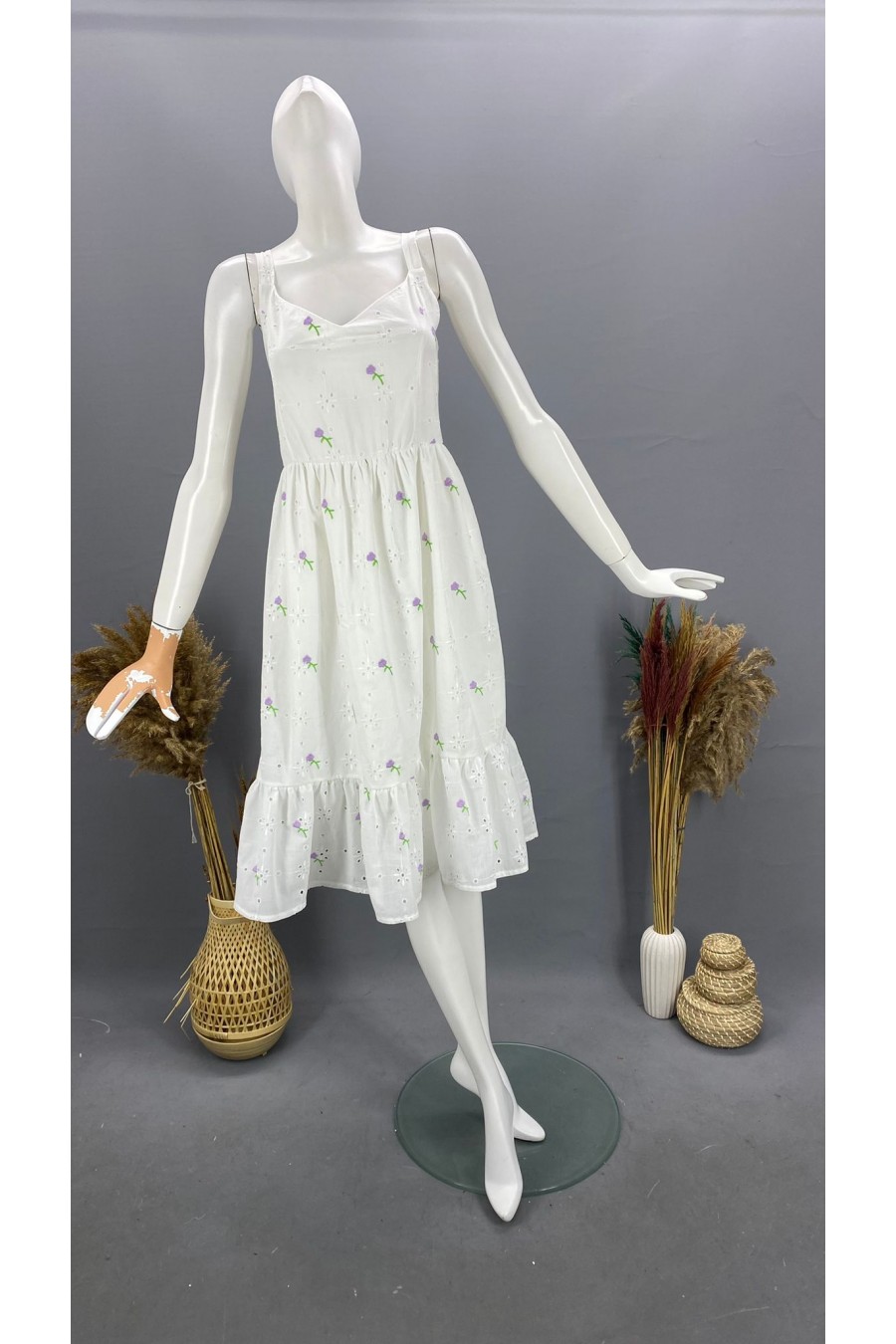 Kadın Kalp Yakalı Elbise