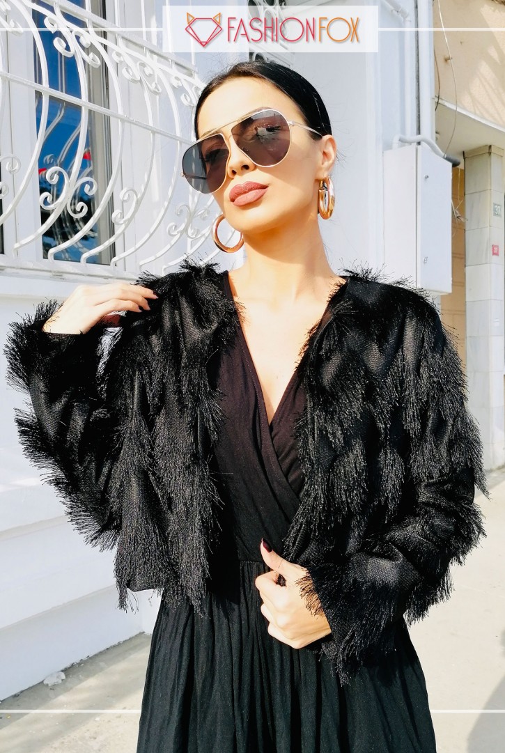 Kadın Kürk Görünümlü Ceket